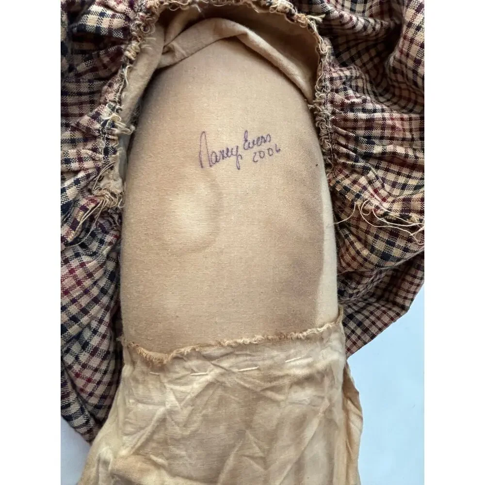 Nancy Evers Signed Primitive Americana Doll 32